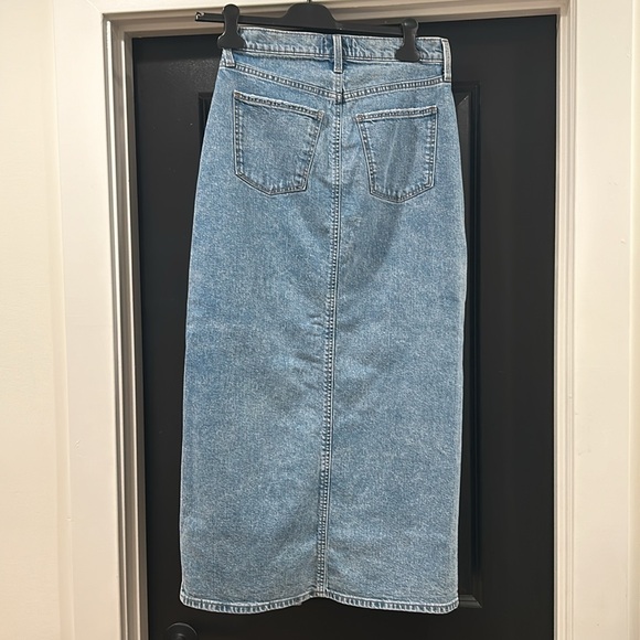 Front slit denim skirt NEW sz6 - Picture 2 of 4